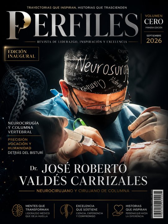 Portada PERFILES Volumen Cero — Dr. José Roberto Valdés Carrizales